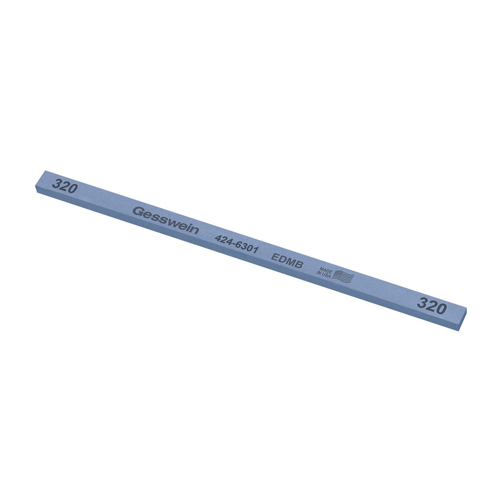 Gesswein® EDM Blue Stones - 1/4" x 1/8" x 6", 220 Grit  (Pkg. of 12)