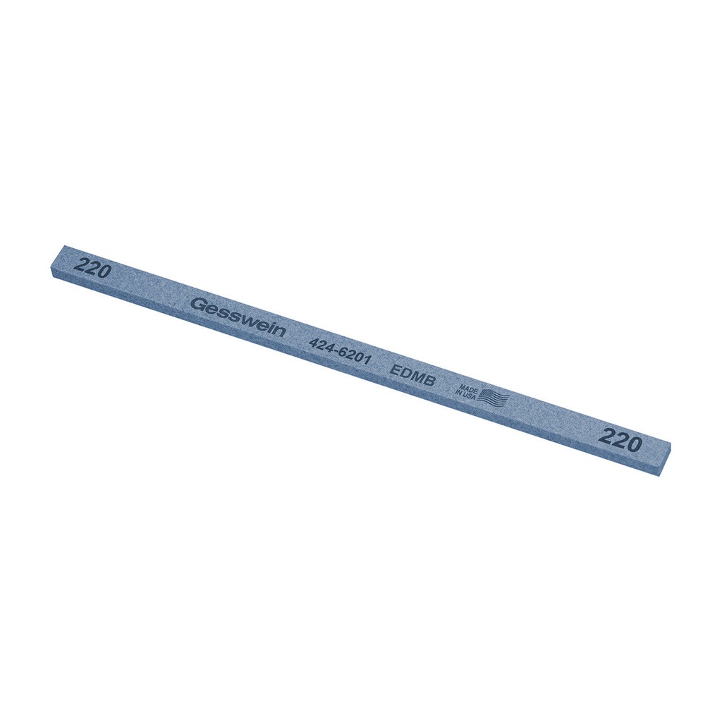 Gesswein® EDM Blue Stones - 1/4" x 1/8" x 6", 320 Grit  (Pkg. of 12)