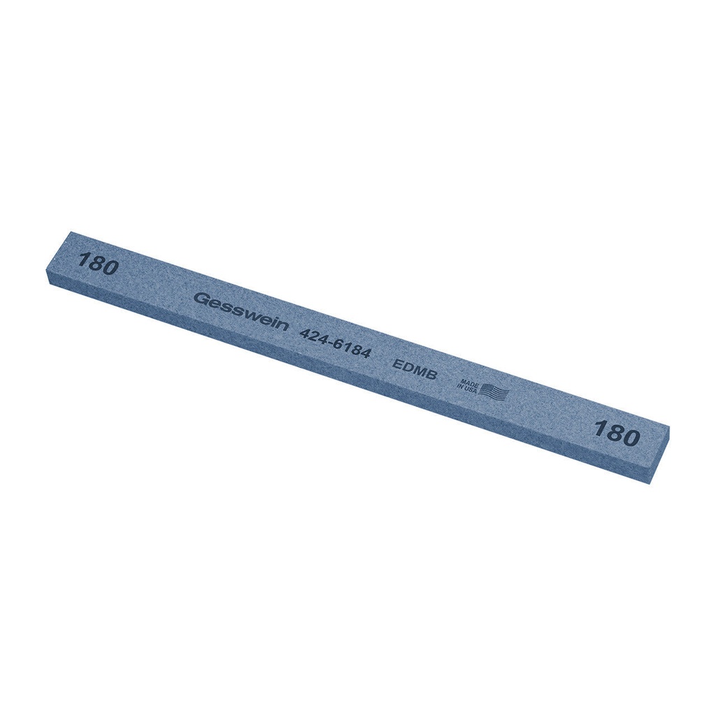 [424-6404] Gesswein® EDM Blue Stones - 1/2" x 1/4" x 6", 400 Grit  (Pkg. of 12)