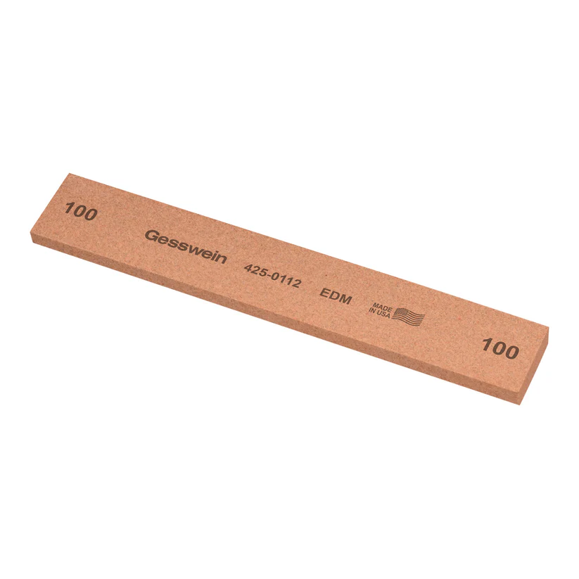 Gesswein® EDM Stones - 1" x 1/4" x 6", 100 Grit  (Pkg. of 6)