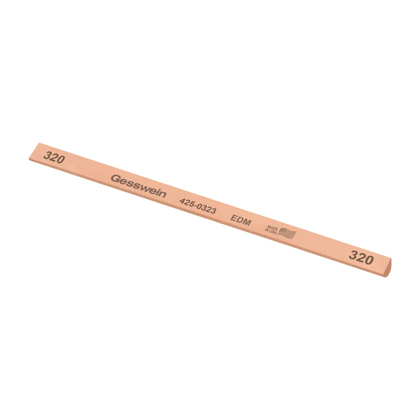 Gesswein® EDM Stones - 1/4" x 6" Hybrid, 320 Grit  (Pkg. of 12)