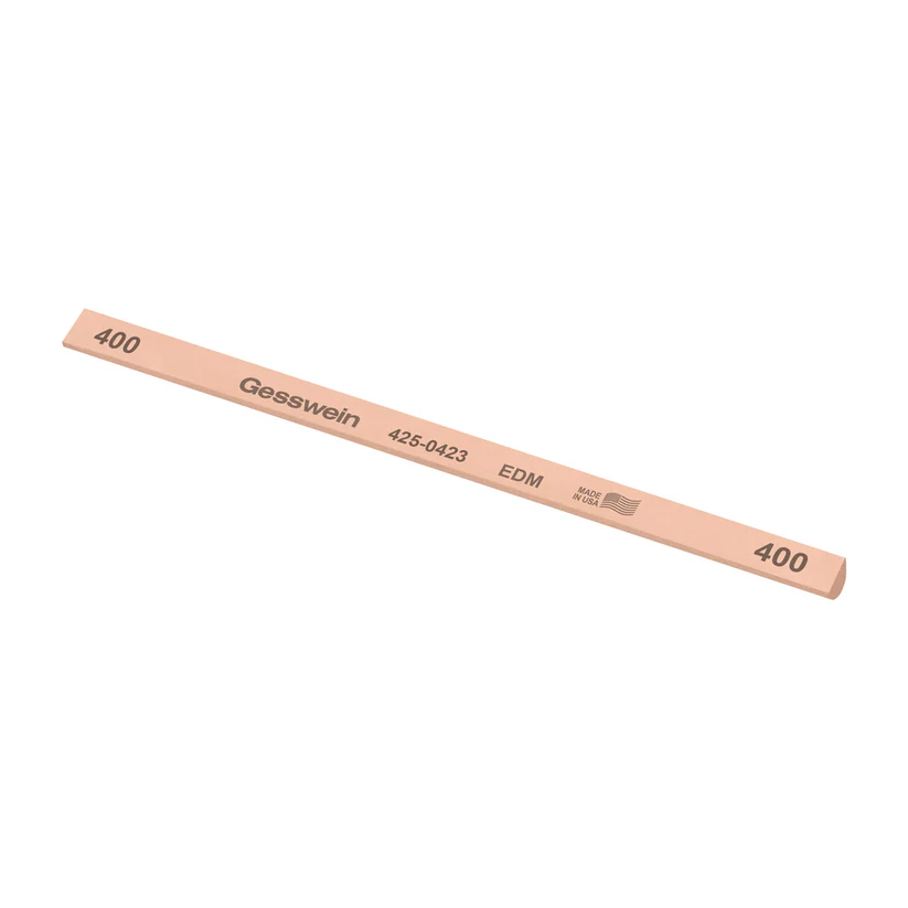 Gesswein® EDM Stones - 1/4" x 6" Hybrid, 400 Grit  (Pkg. of 12)
