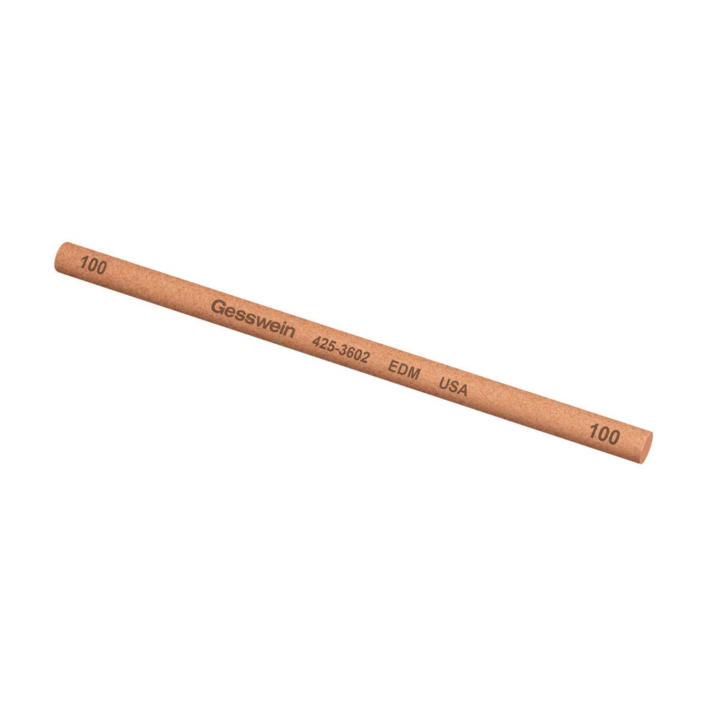 Gesswein® EDM Stones - 1/4" Round x 6", 600 Grit  (Pkg. of 6)