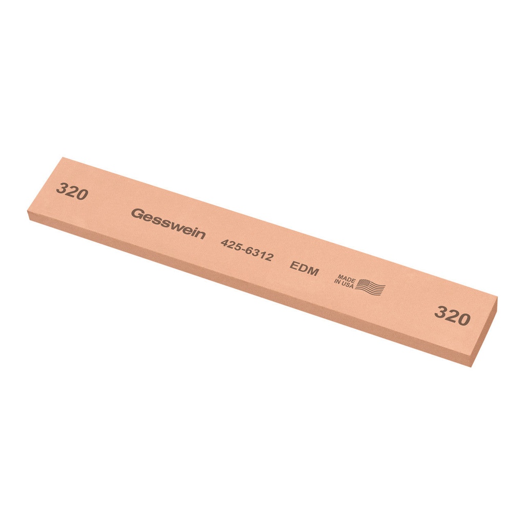 Gesswein® EDM Stones - 1" x 1/4" x 6", 150 Grit  (Pkg. of 6)
