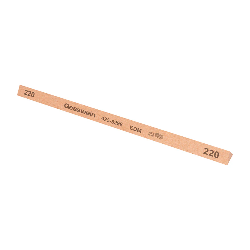 Gesswein® EDM Stones - 3/8" x 6" Triangle, 220 Grit  (Pkg. of 12)