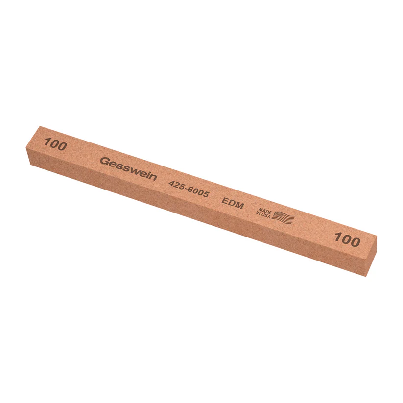 Gesswein® EDM Stones - 1/2" x 1/2" x 6", 100 Grit  (Pkg. of 6)