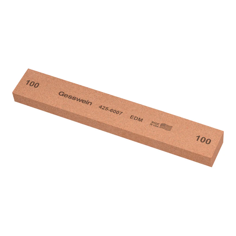 Gesswein® EDM Stones - 1" x 1/2" x 6", 100 Grit  (Pkg. of 6)