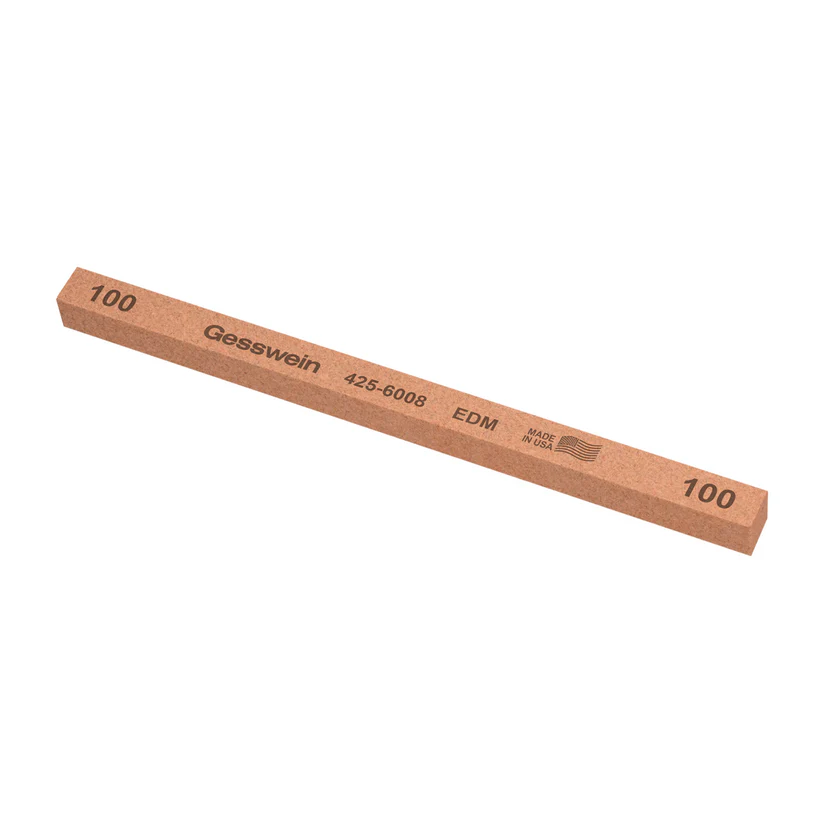 Gesswein® EDM Stones - 3/8" x 3/8" x 6", 100 Grit  (Pkg. of 12)