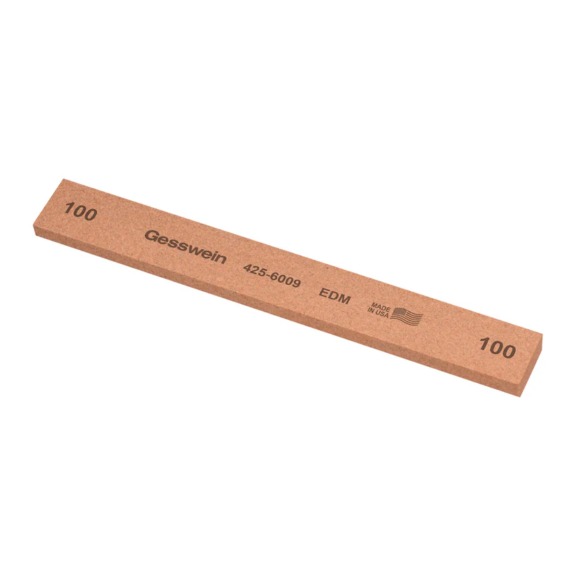 Gesswein® EDM Stones - 3/4" x 1/4" x 6", 100 Grit  (Pkg. of 6)
