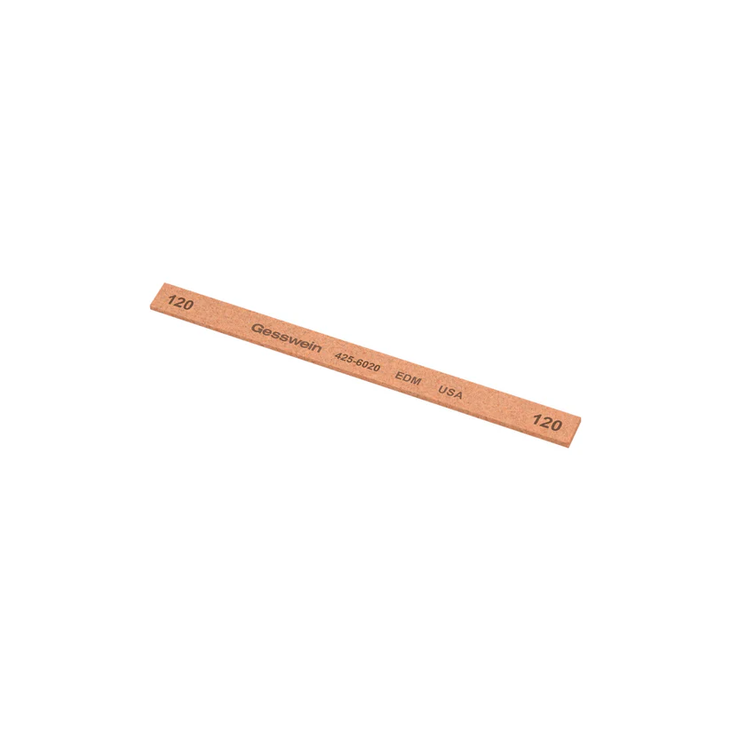Gesswein® EDM Stones - 1/4" x 1/16" x 4", 120 Grit  (Pkg. of 12)