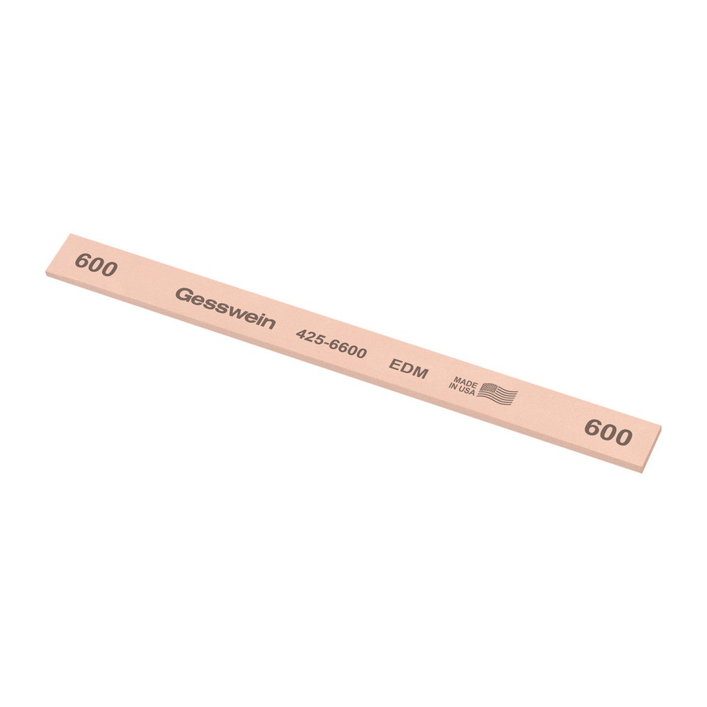 [425-6120] Gesswein® EDM Stones - 1/2" x 1/16" x 6", 120 Grit  (Pkg. of 12)