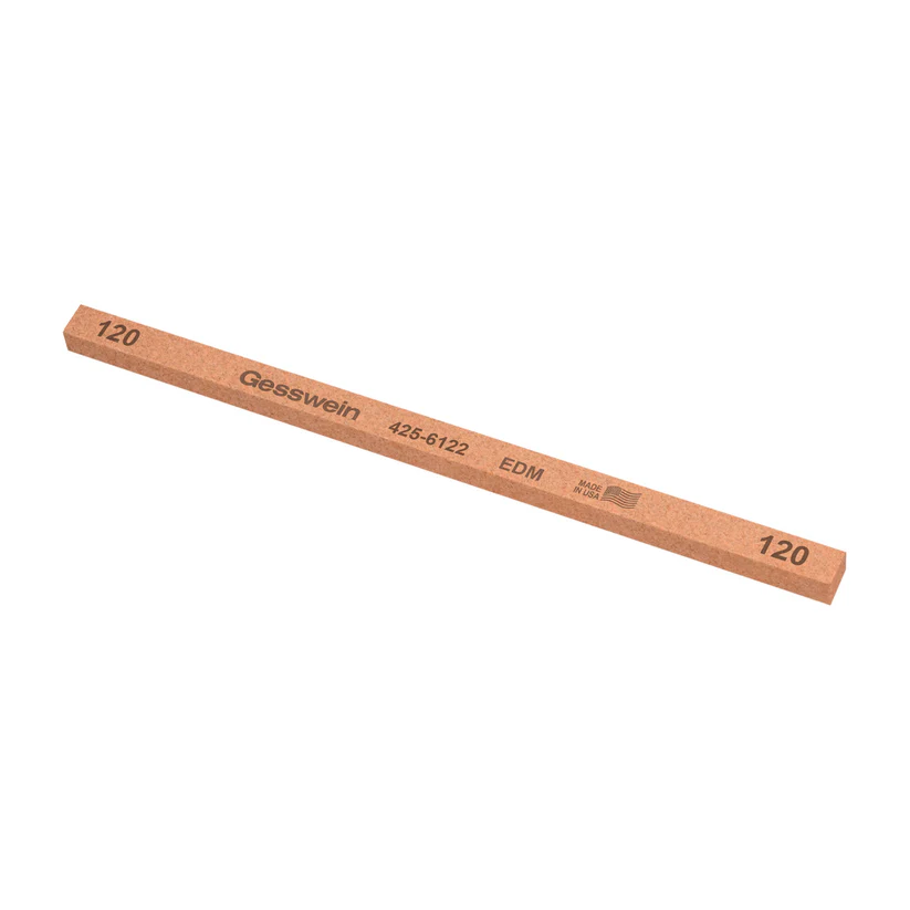 Gesswein® EDM Stones - 1/4" x 1/4" x 6", 120 Grit  (Pkg. of 12)