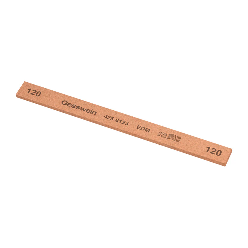 Gesswein® EDM Stones - 1/2" x 1/8" x 6", 120 Grit  (Pkg. of 12)