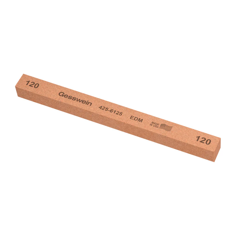 Gesswein® EDM Stones - 1/2" x 1/2" x 6", 120 Grit  (Pkg. of 6)