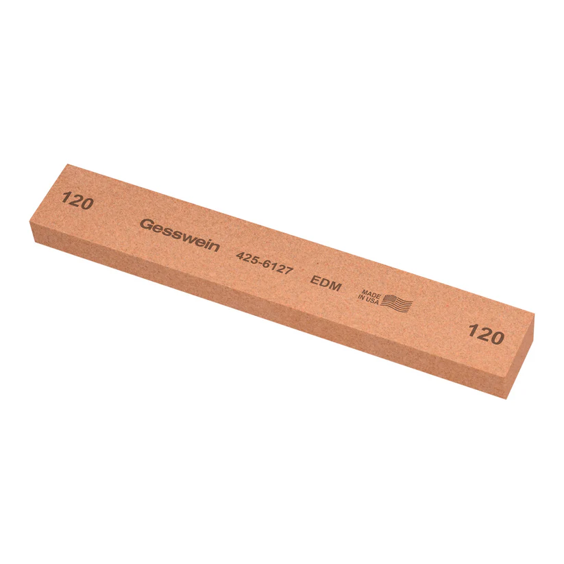 Gesswein® EDM Stones - 1" x 1/2" x 6", 120 Grit  (Pkg. of 6)