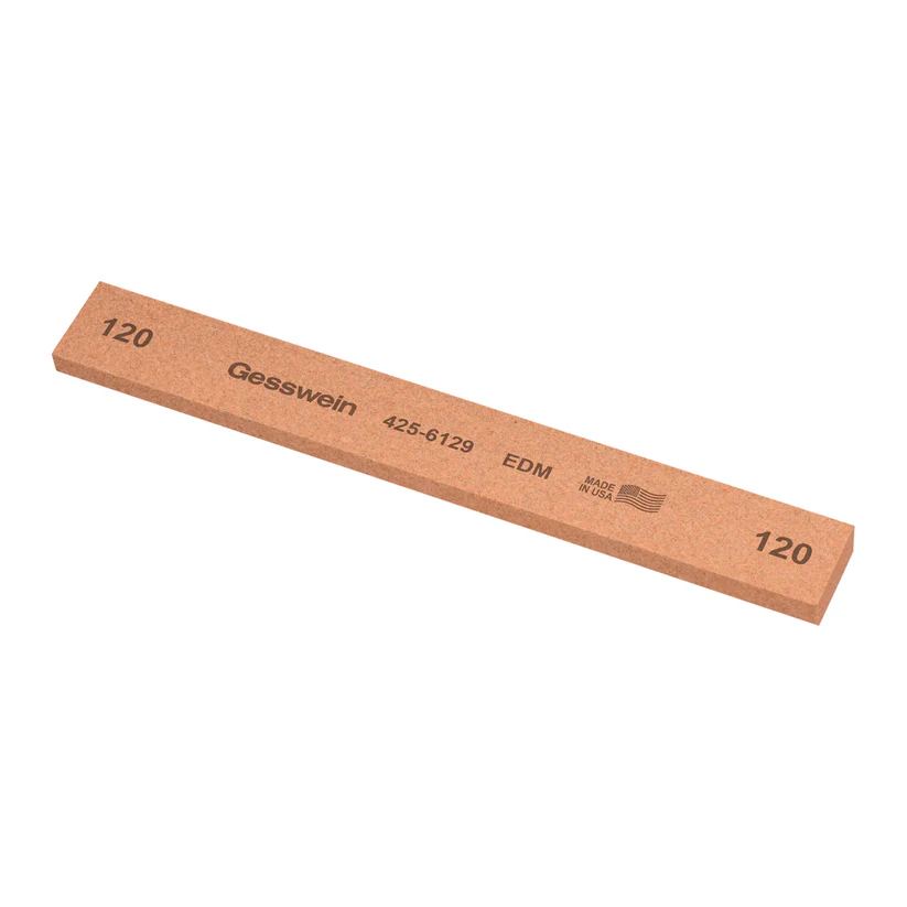 Gesswein® EDM Stones - 3/4" x 1/4" x 6", 120 Grit  (Pkg. of 6)