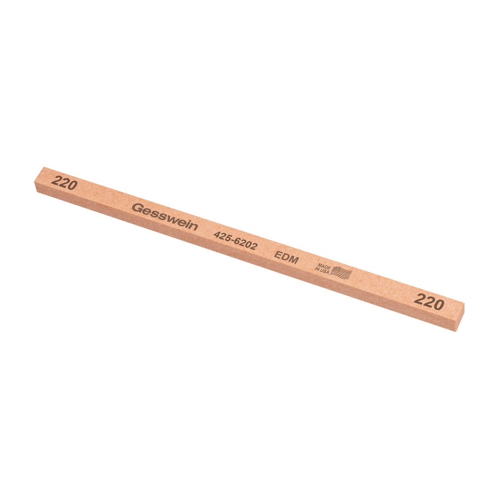 Gesswein® EDM Stones - 1/4" x 1/4" x 6", 180 Grit  (Pkg. of 12)