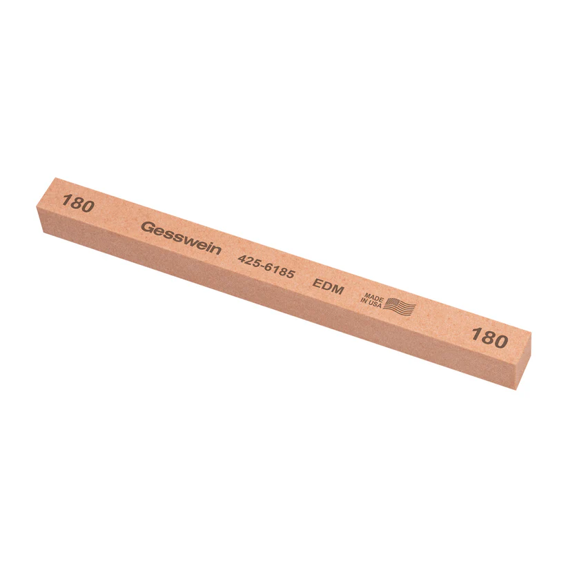 Gesswein® EDM Stones - 1/2" x 1/2" x 6", 180 Grit  (Pkg. of 6)