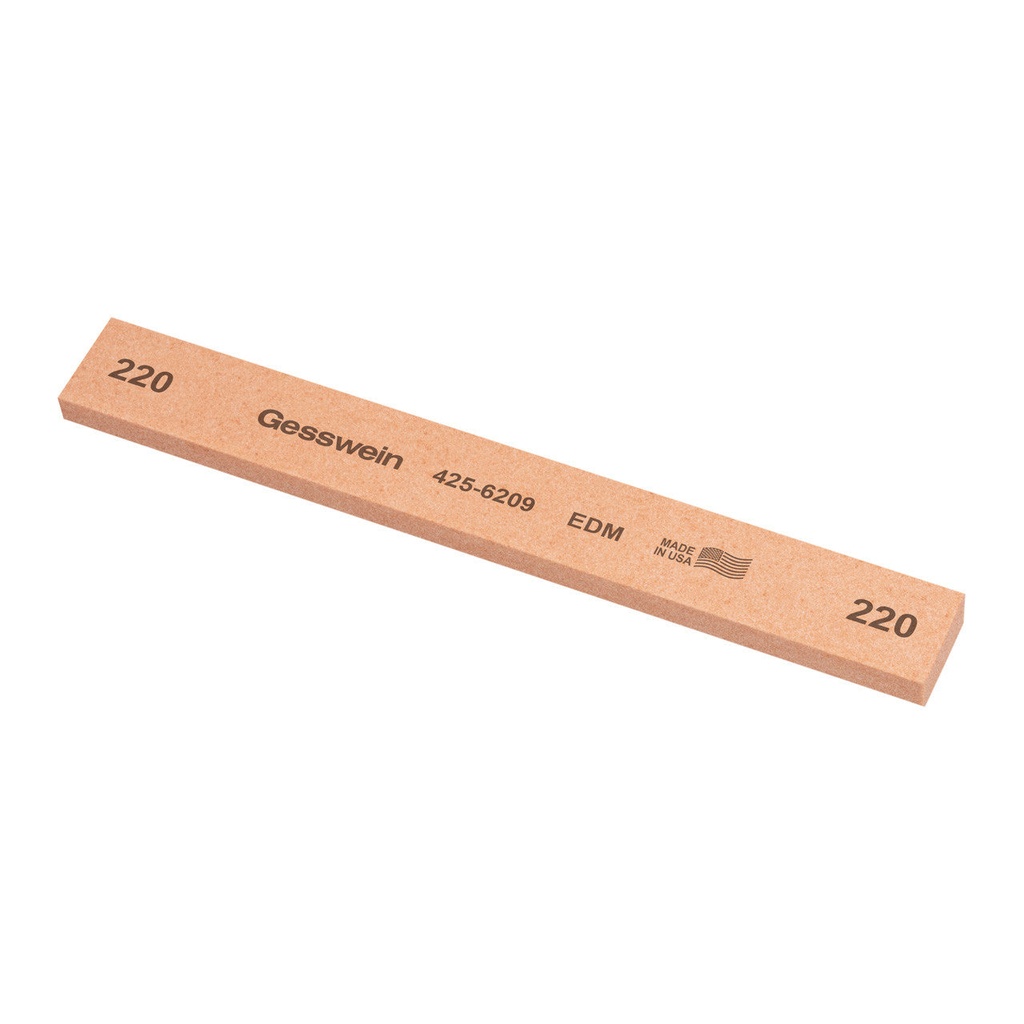 Gesswein® EDM Stones - 3/4" x 1/4" x 6", 180 Grit  (Pkg. of 6)