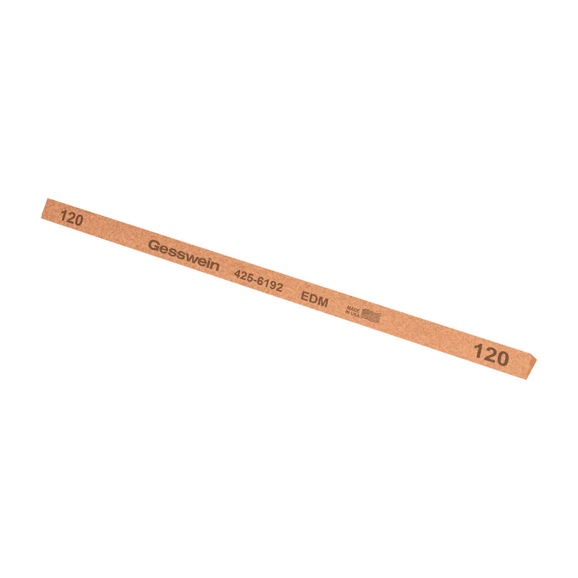 Gesswein® EDM Stones - 1/4" x 6" Triangle, 120 Grit  (Pkg. of 12)