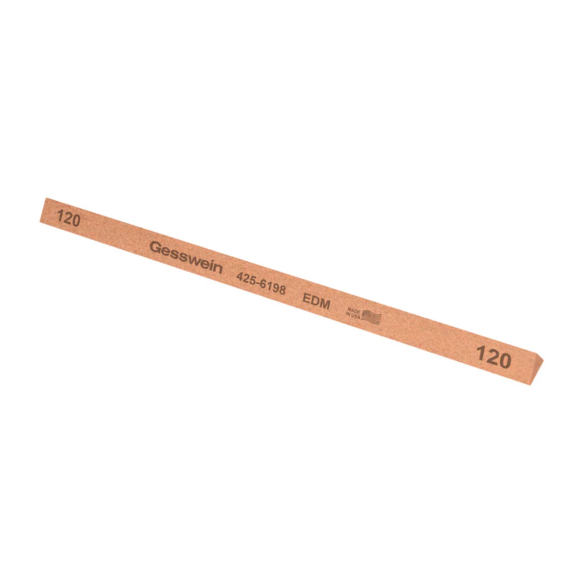 Gesswein® EDM Stones - 3/8" x 6" Triangle, 120 Grit  (Pkg. of 12)