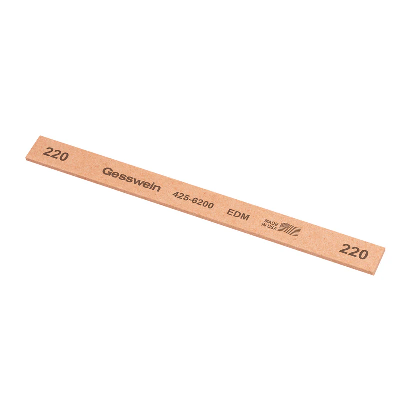 Gesswein® EDM Stones - 1/2" x 1/16" x 6", 220 Grit  (Pkg. of 12)