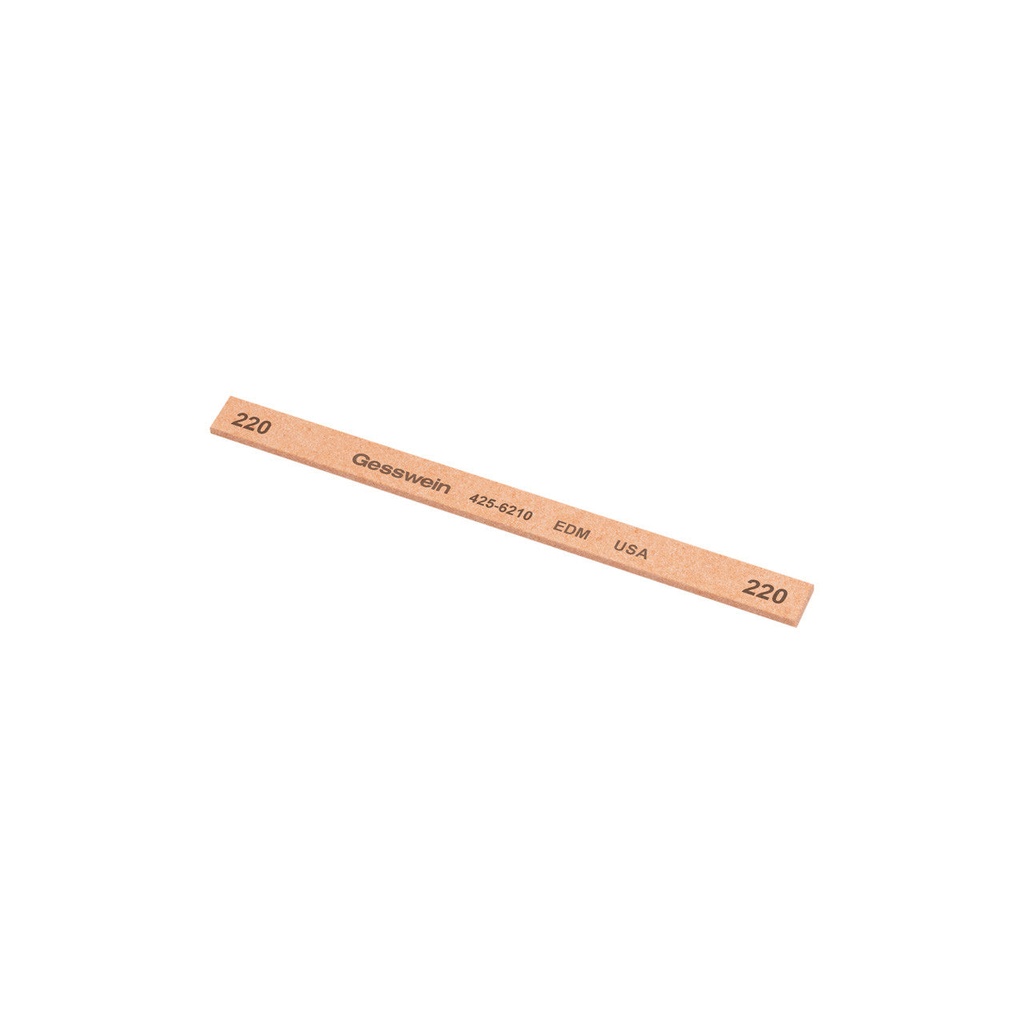 Gesswein® EDM Stones - 1/4" x 1/16" x 4", 220 Grit  (Pkg. of 12)