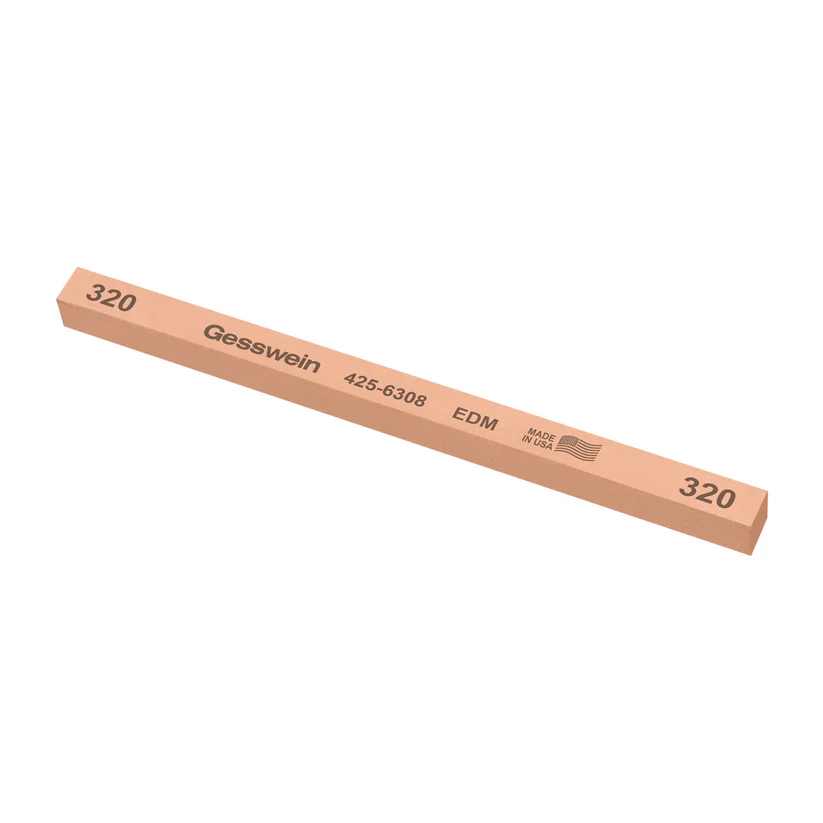 Gesswein® EDM Stones - 3/8" x 3/8" x 6", 320 Grit  (Pkg. of 12)
