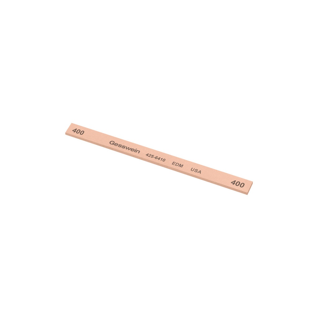 Gesswein® EDM Stones - 1/4" x 1/16" x 4", 400 Grit  (Pkg. of 12)