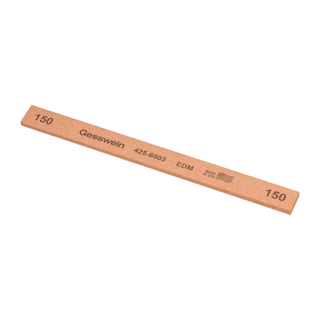 Gesswein® EDM Stones - 1/2" x 1/8" x 6", 150 Grit  (Pkg. of 12)