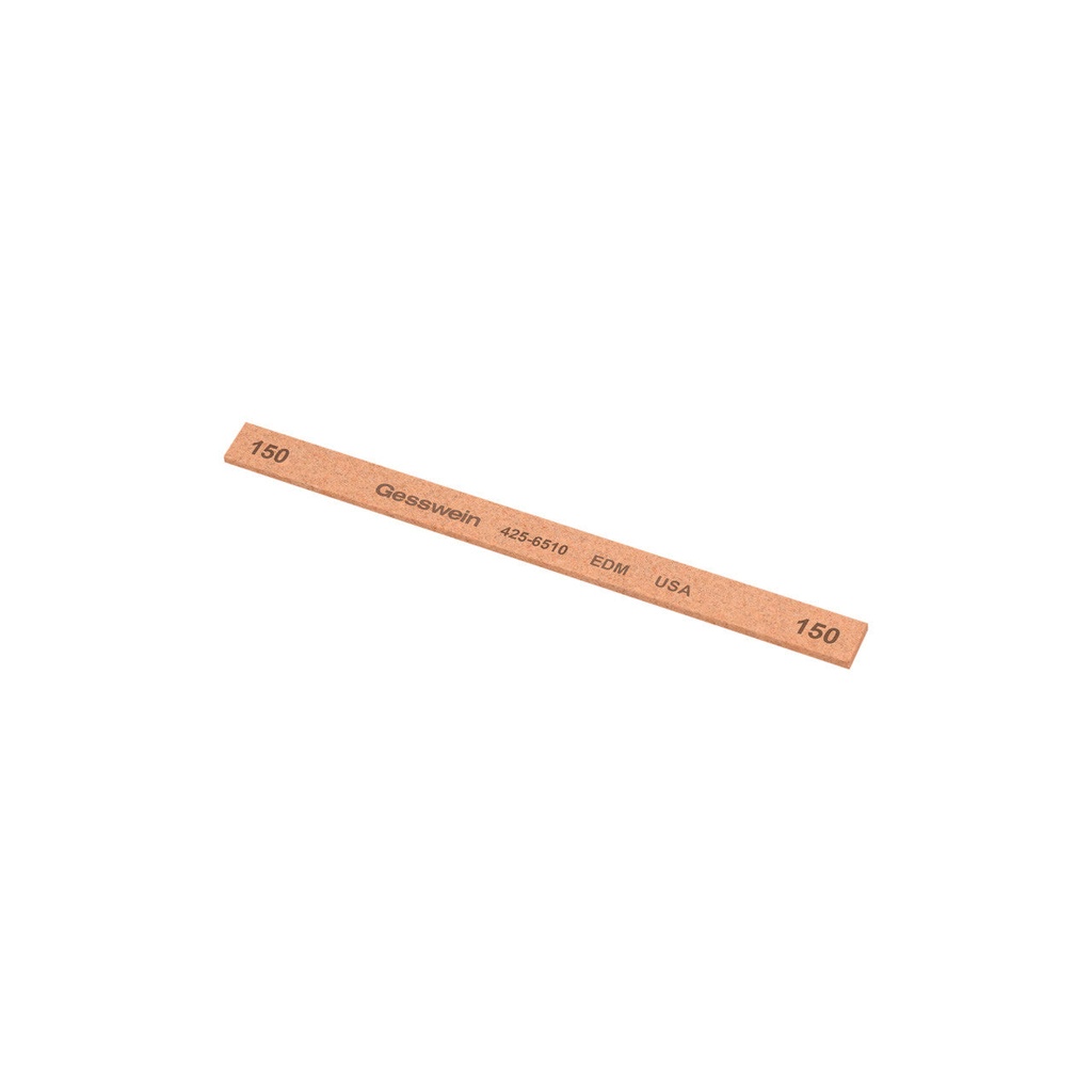 [425-6510] Gesswein® EDM Stones - 1/4" x 1/16" x 4", 150 Grit  (Pkg. of 12)