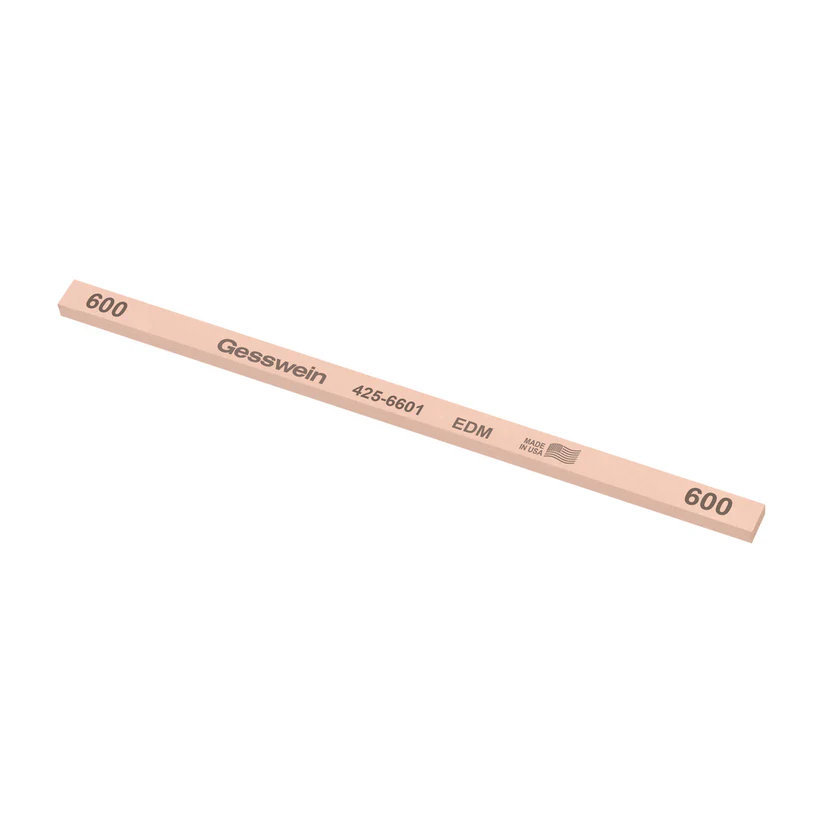 Gesswein® EDM Stones - 1/4" x 1/8" x 6", 600 Grit  (Pkg. of 12)