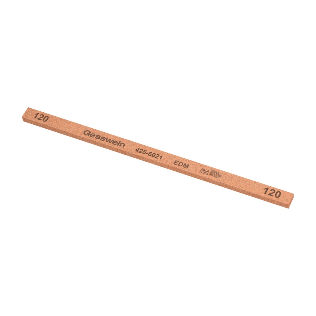 Gesswein® EDM Stones - 1/4" x 1/8" x 6", 600 Grit  (Pkg. of 12)