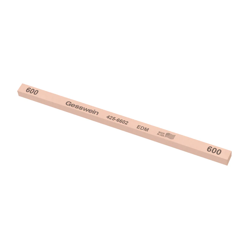 Gesswein® EDM Stones - 1/4" x 1/4" x 6", 600 Grit  (Pkg. of 12)