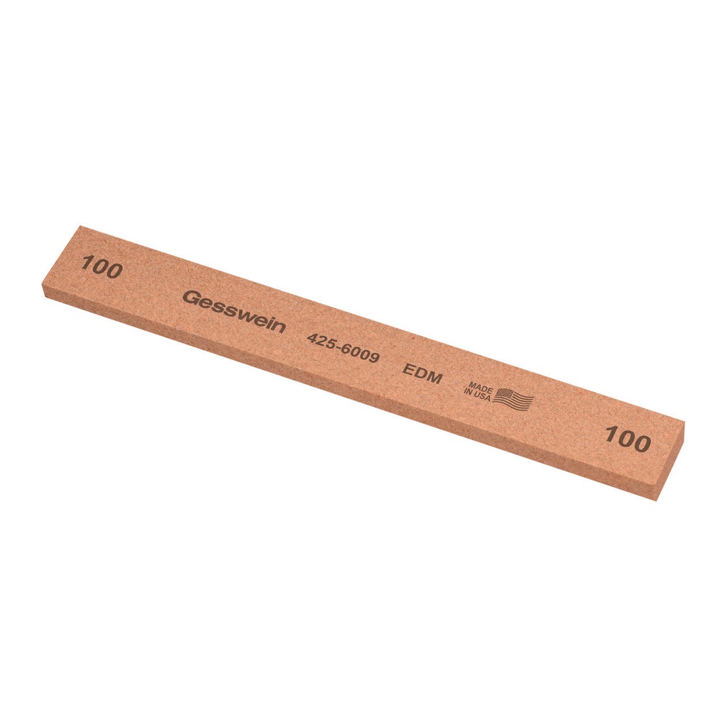 [425-6609] Gesswein® EDM Stones - 3/4" x 1/4" x 6", 600 Grit  (Pkg. of 6)
