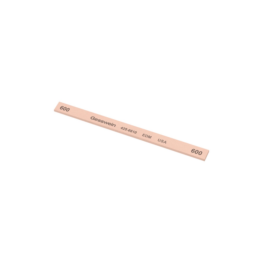 Gesswein® EDM Stones - 1/4" x 1/16" x 4", 600 Grit  (Pkg. of 12)