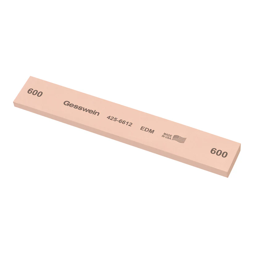 Gesswein® EDM Stones - 1" x 1/4" x 6", 600 Grit  (Pkg. of 6)