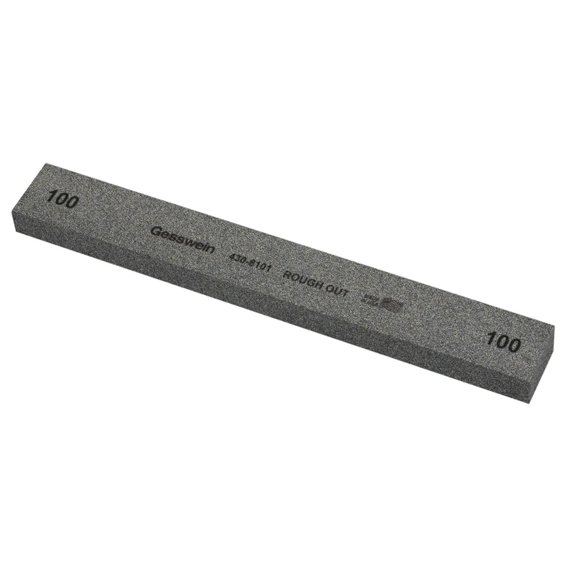 Gesswein® Rough Out Stones - 1" x 1/2" x 8", 100 Grit  (Pkg. of 6)
