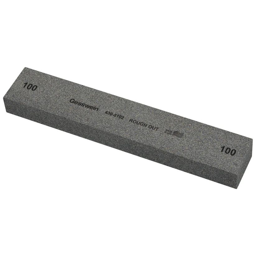 [430-8102] Gesswein® Rough Out Stones - 1-1/2" x 3/4" x 8", 100 Grit  (Pkg. of 6)