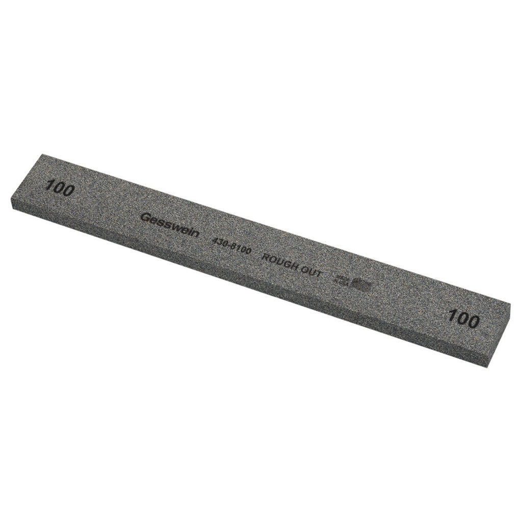 Gesswein® Rough Out Stones - 1" x 1/4" x 8", 150 Grit  (Pkg. of 12)