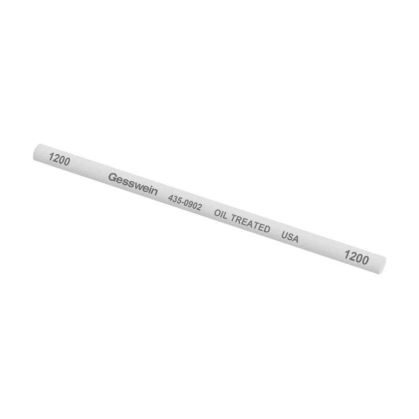 Gesswein® Oil-Treated Stones - 1/4" x 6" Round, 1200 Grit  (Pkg. of 6)