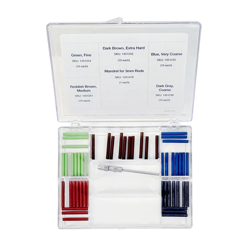 EVEFLEX 3mm All-Grit Rod Set