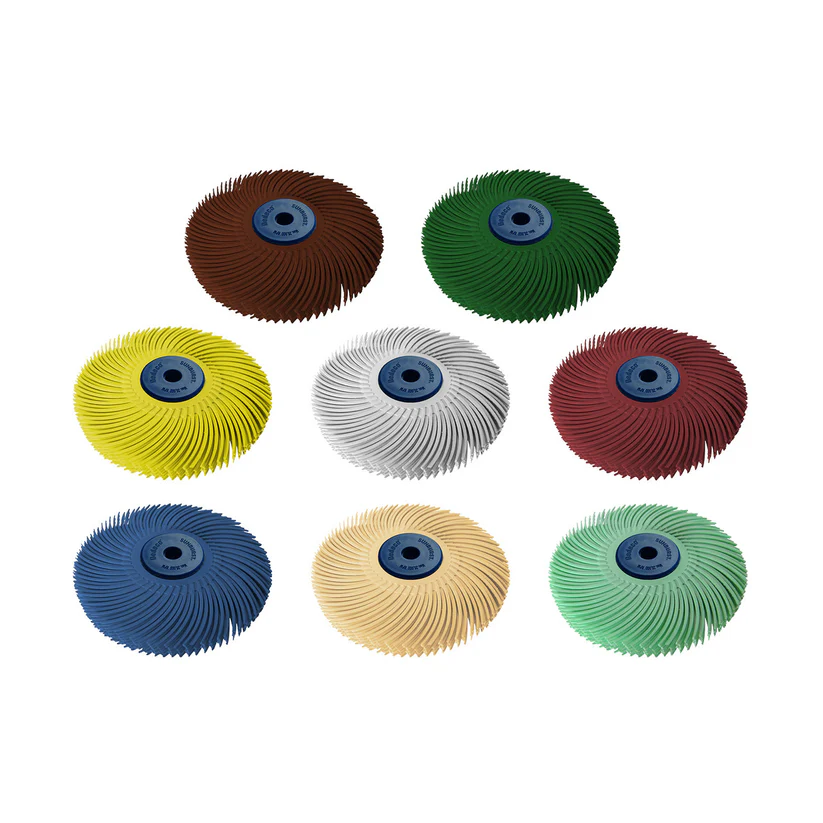 Dedeco® SUNBURST® Radial Discs - 3" 6-Ply Set of 8