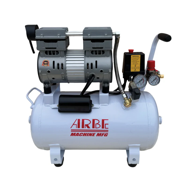 [265-3140] Arbe 6 Gallon Oil-Free Space Saving Air Compressor - 1 HP