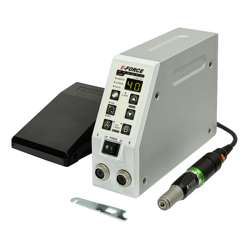 [510-8143] E-Force® Brushless Micromotor Set with 40,000rpm Handpiece 3/32” collet