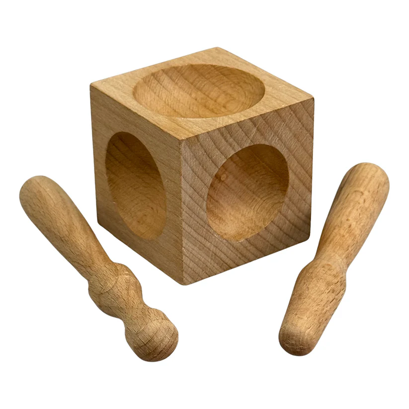 Wooden Dapping Block Set