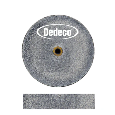 Dedeco® Koolies 7/8" x 3/16" Heatless Grinding Wheels Black - Pkg. of 10