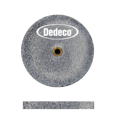Dedeco® Koolies 7/8" x 3/32" Heatless Grinding Wheels Black - Pkg. of 10