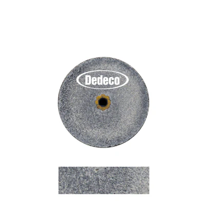Dedeco® Koolies 5/8" x 3/16" Heatless Grinding Wheels Black - Pkg. of 10