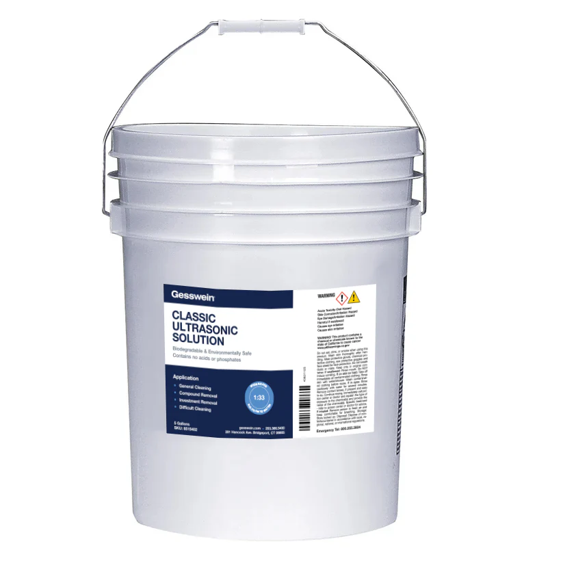 [851-5402] Gesswein® Classic Ultrasonic Solution - 5 Gallon Pail